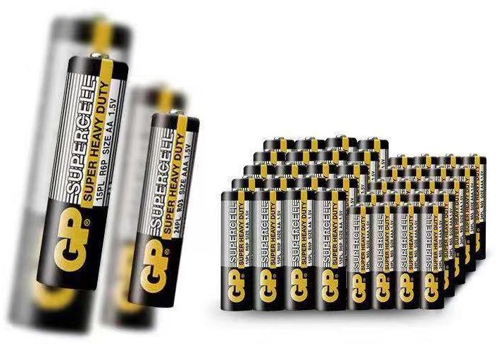 小米彩虹电池对比金霸王,金霸王gp超霸南孚