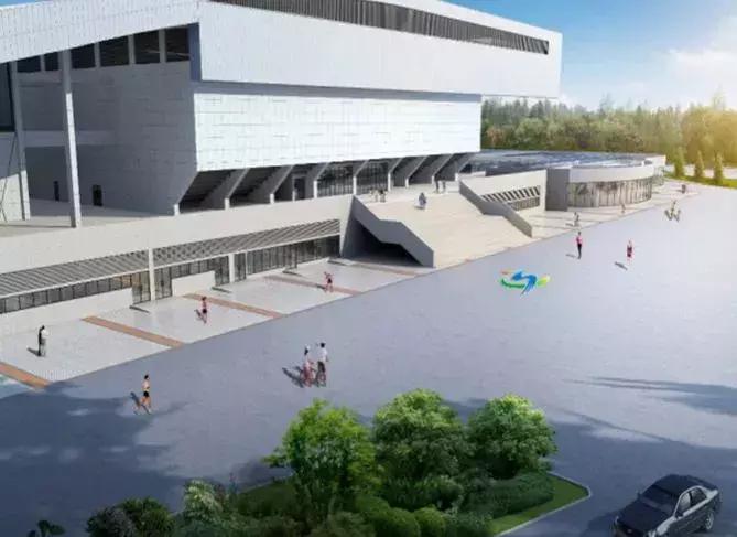 体育馆内的超绝颜值,成都双流体育场