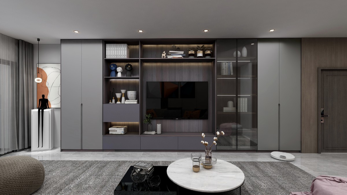 2020年最火的储物柜,2020最火轻奢展示柜