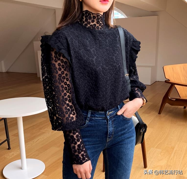 韩版穿搭女装高级感春,女装毛衣新款韩风搭配