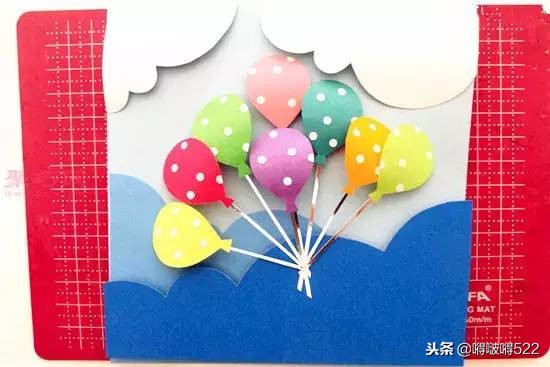 幼儿园节日贺卡制作教程简单漂亮,一年级手工节日贺卡