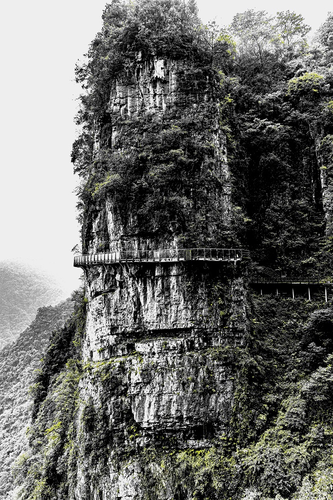夜游方山风景区,夜游清江方山