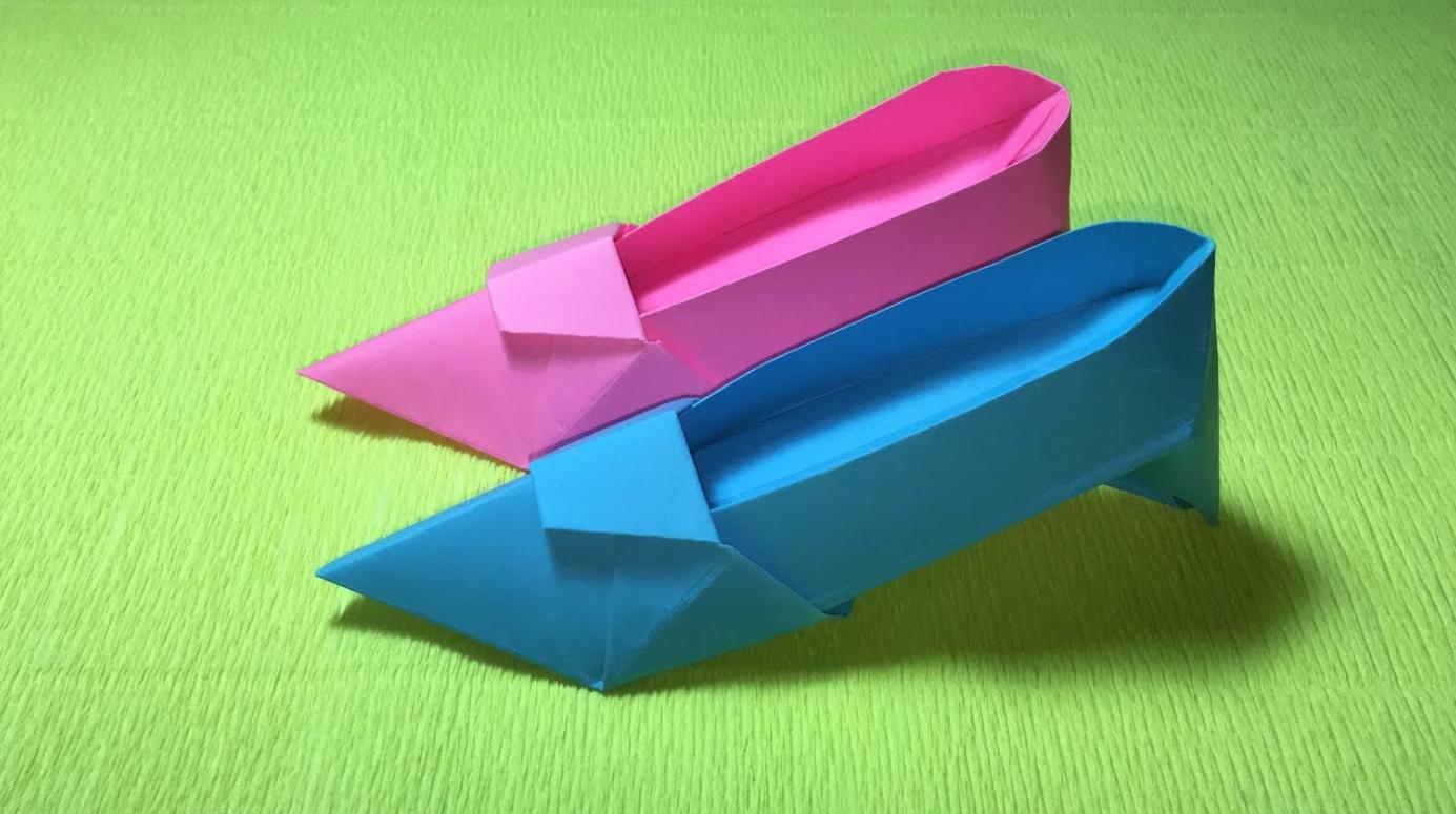 不用剪刀不用胶折纸做自行车,不用胶带不用胶水就能做出高跟鞋