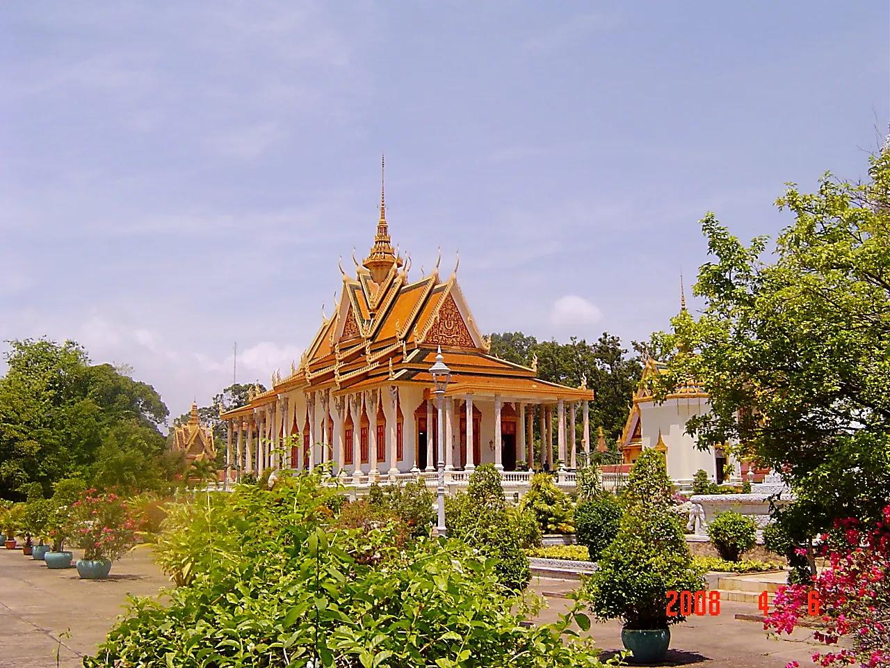 柬埔寨金边城中心,城市之美柬埔寨首都金边