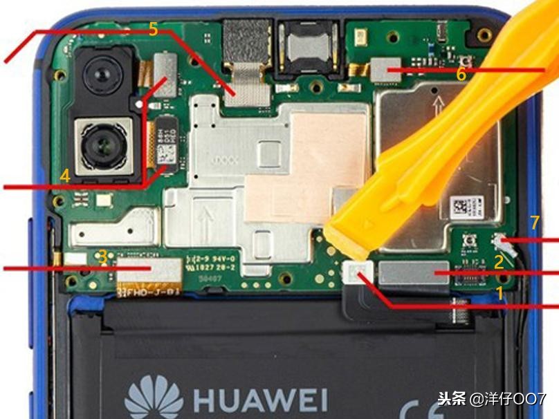 荣耀8x后壳玻璃拆解,荣耀8x听筒拆解视频