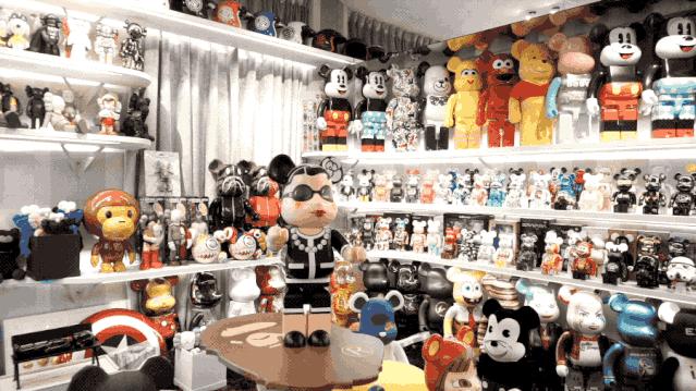 潮流玩具俘获了许多年轻人，你是否也想拥有和罗志祥的玩具屋呢？