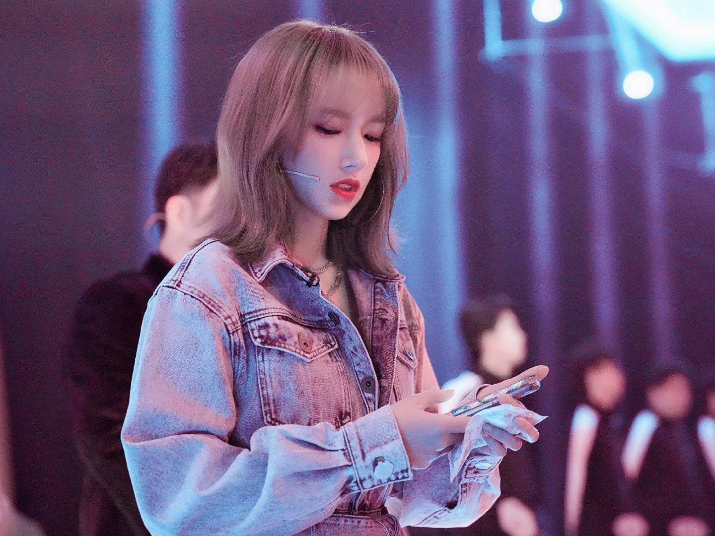 程潇牛仔短裤图片 (106斤程潇穿什么裤子)