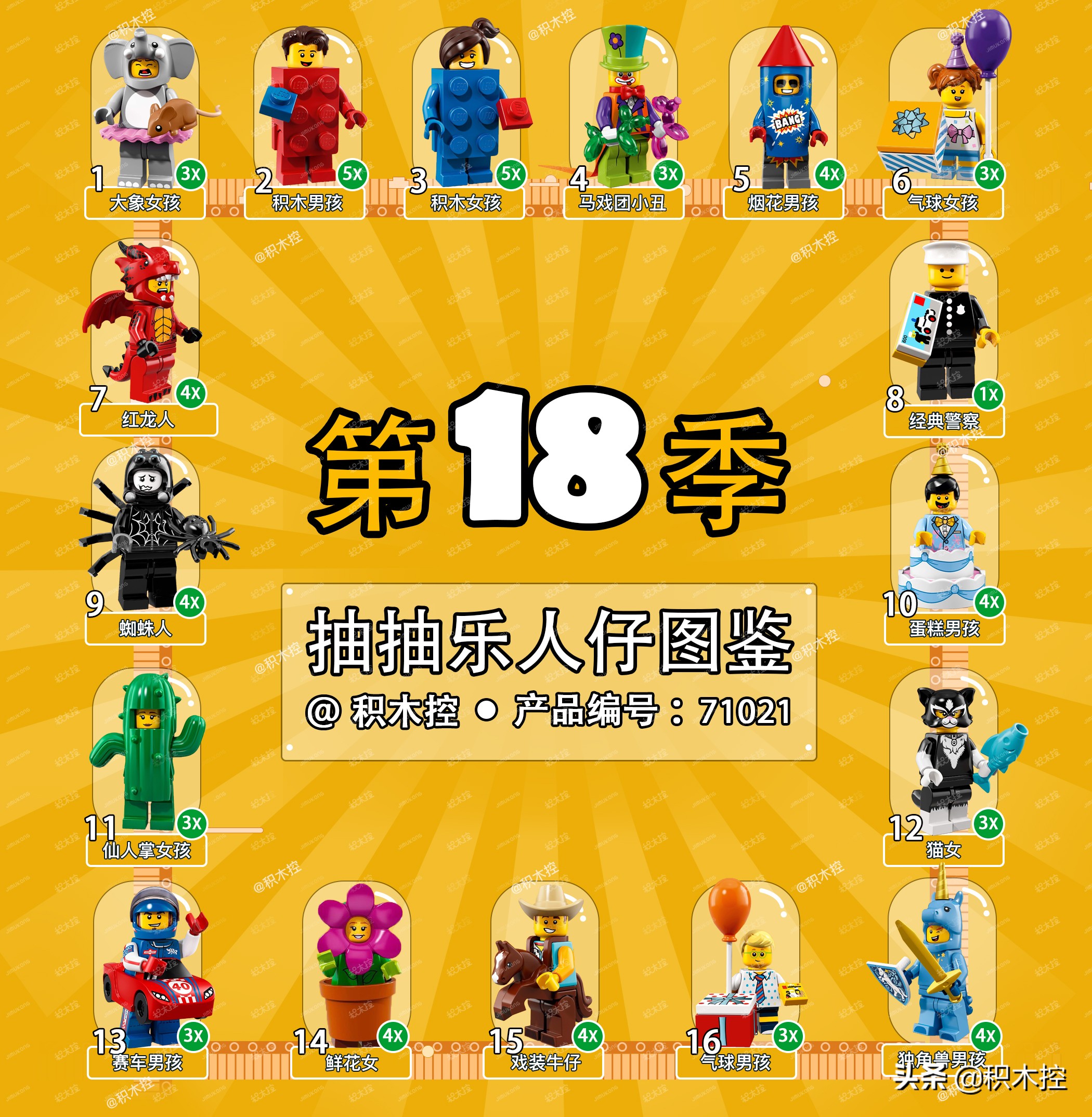 乐高人仔抽抽乐2022年新版,乐高人仔抽抽乐22季哪个最稀有