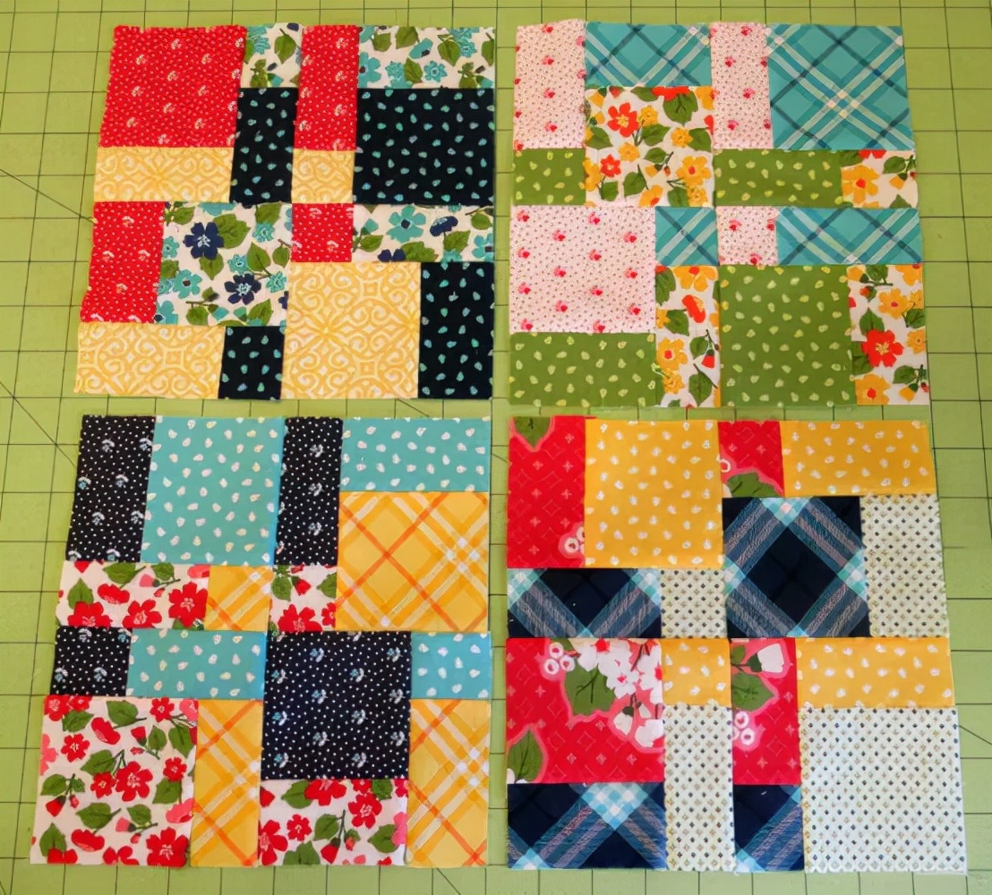 最简单的拼布被的方法,如何用碎布做成成品布