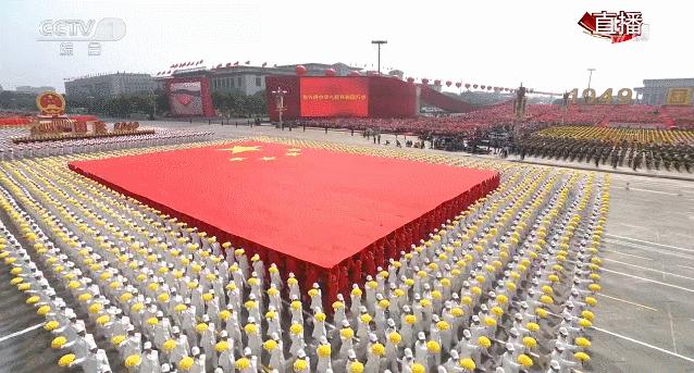 国庆阅兵震撼画面素材,国庆阅兵的变化