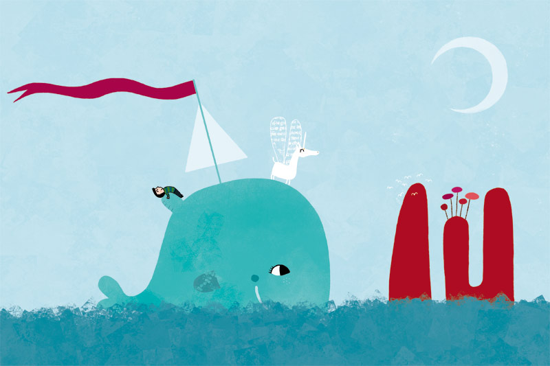 超有爱儿童插画临摹集,充满童趣的节日插画作品