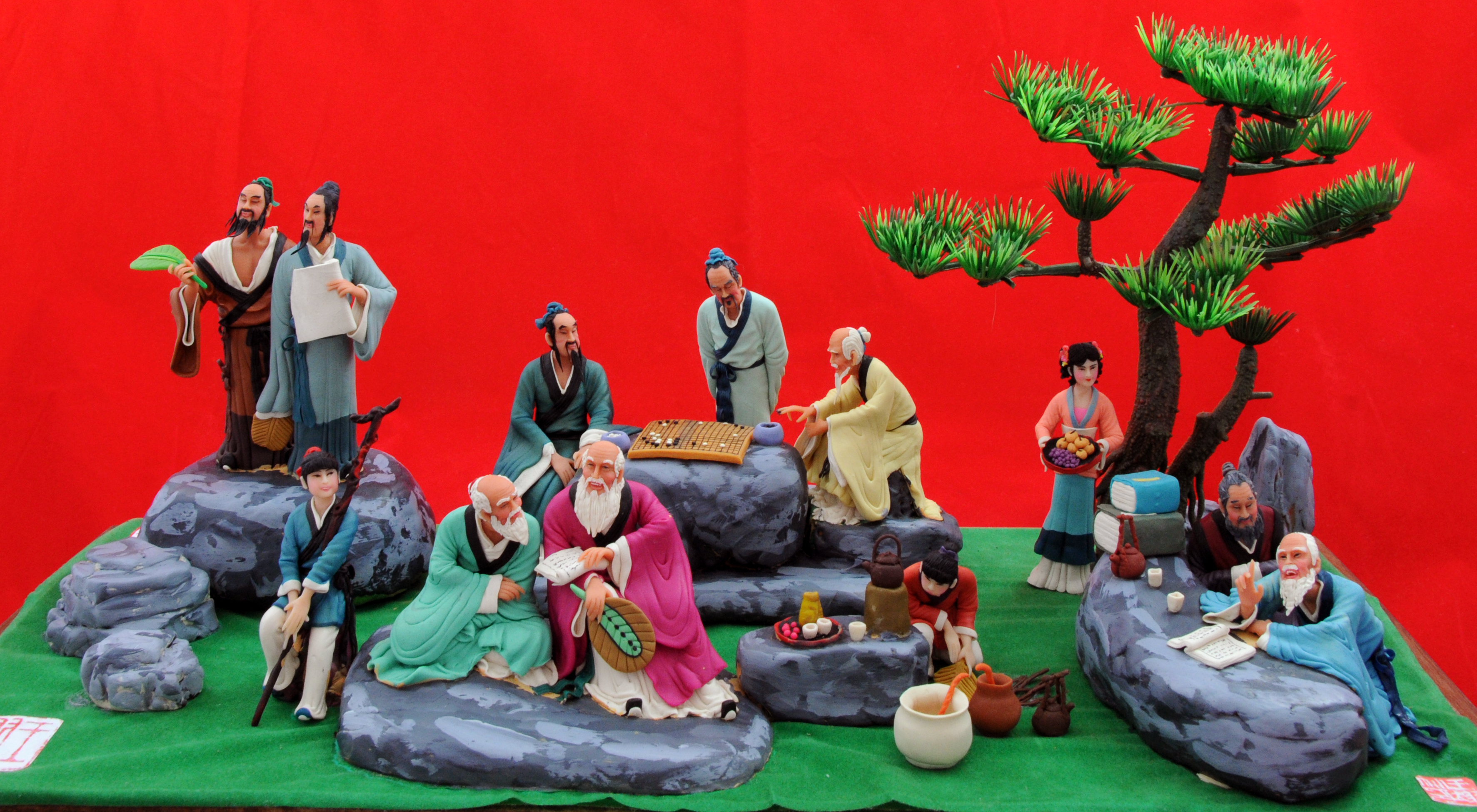 面塑大师做客泥人张,泥人张面塑