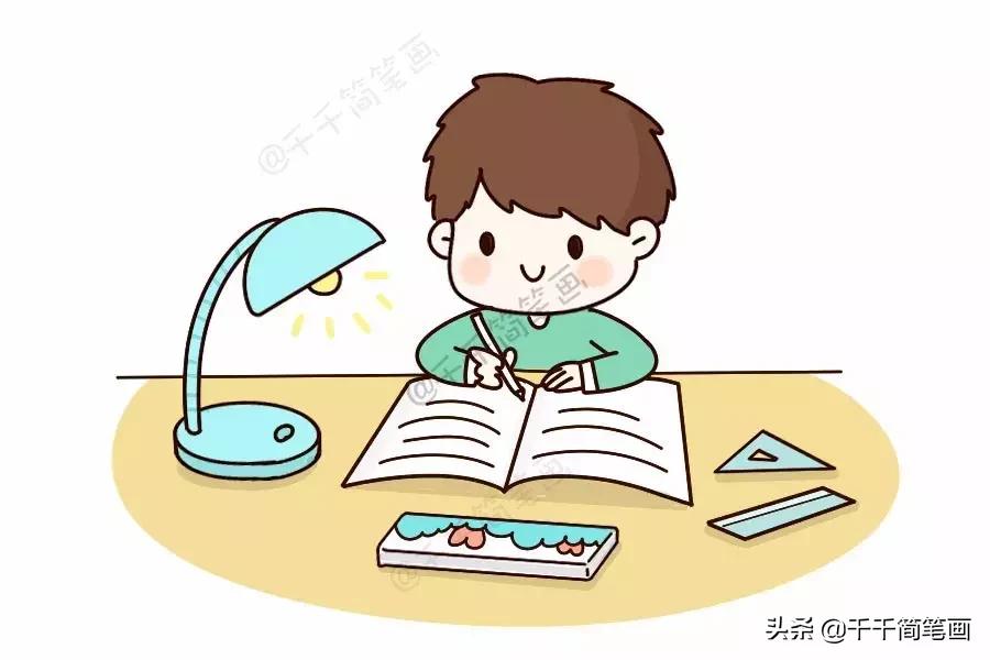 人物创意简笔画儿童,家长特色简笔画