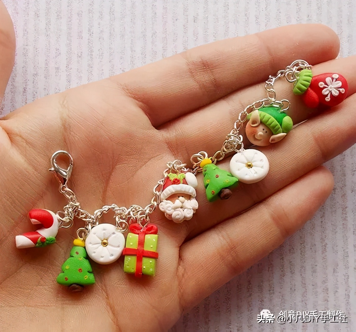 软陶diy小饰品教程,圣诞小饰品软陶