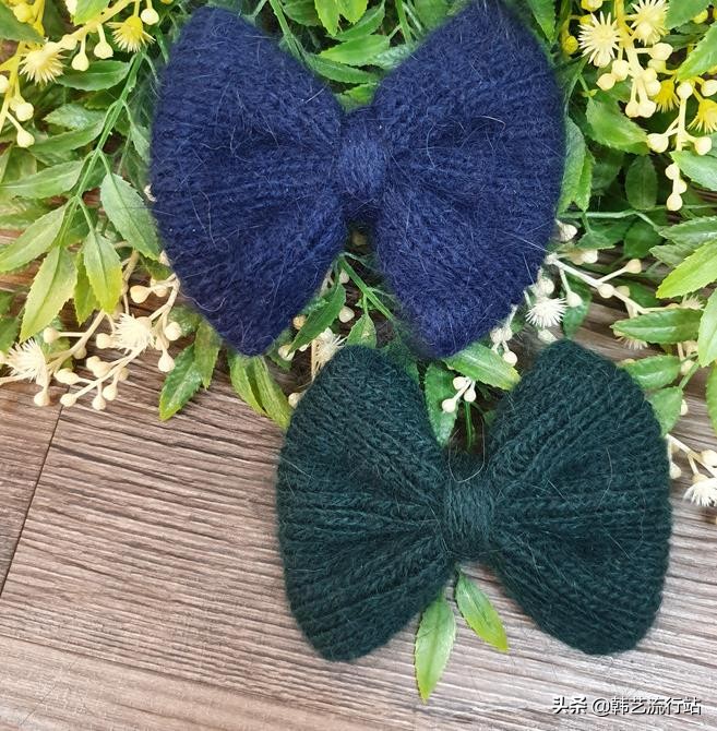 韩国蝴蝶发饰最流行款,韩系时尚潮流发饰