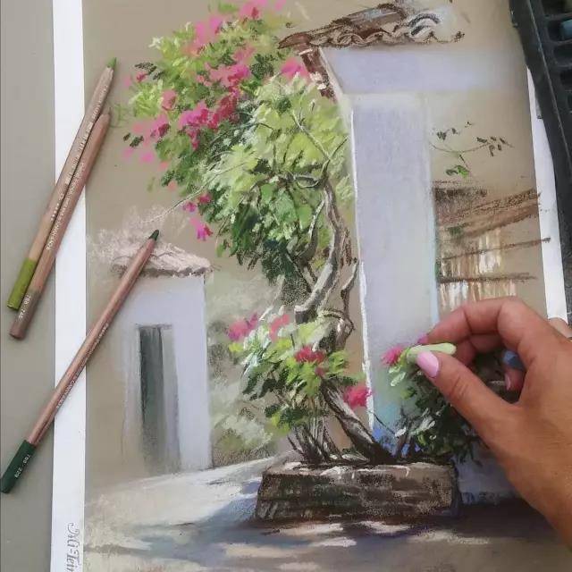 动漫手绘教程水溶彩铅上色技法,手绘教程零基础入门上色