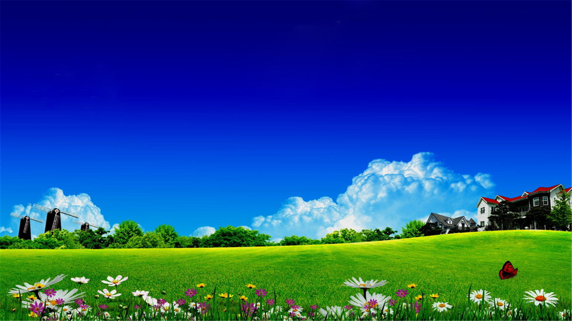 蓝色护眼壁纸唯美图片,最美的护眼桌面壁纸