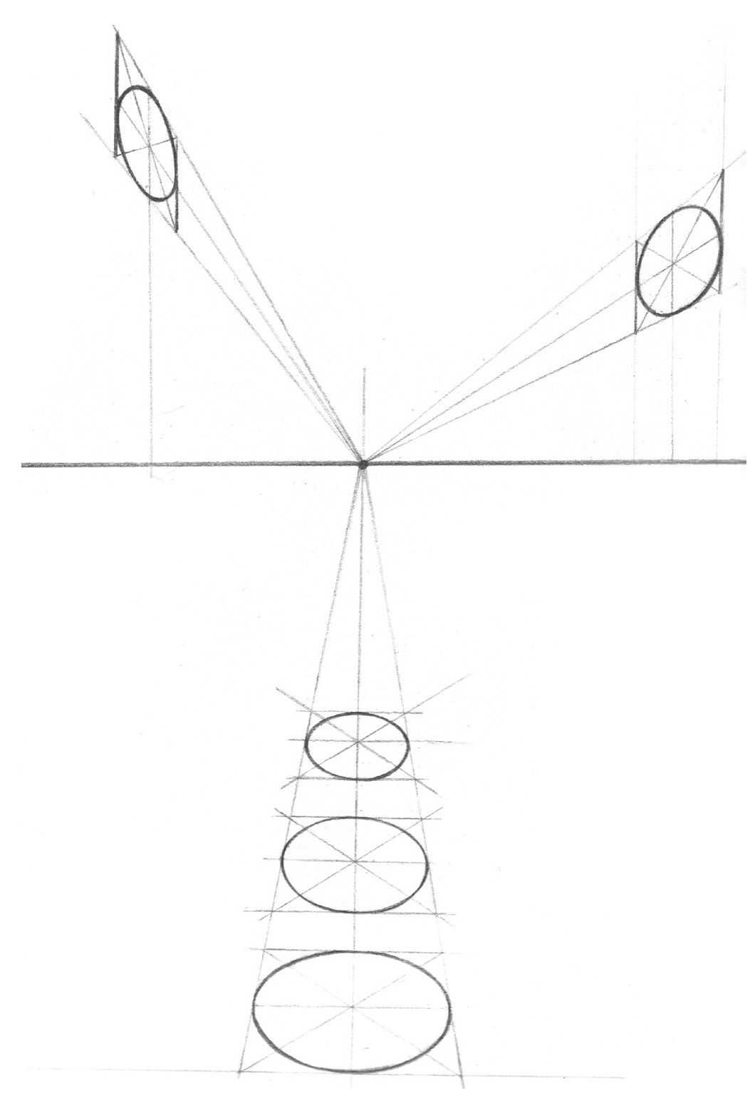 绘画透视原理：分步骤讲解透视原理，这是学画最基础的知识，收藏