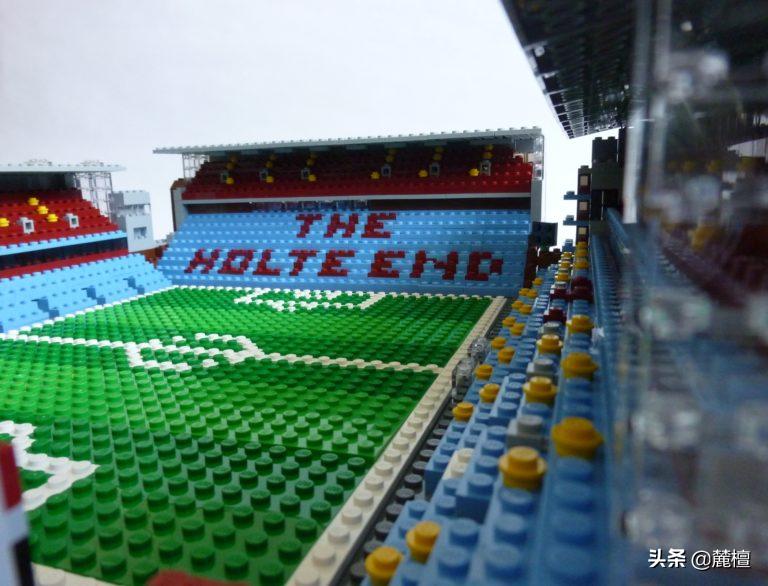 乐高曼联老特拉福德足球场,用积木拼足球球场