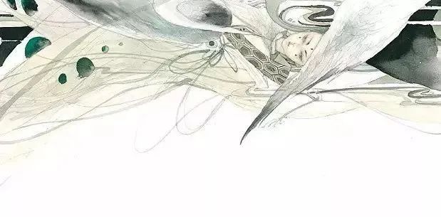 大鱼海棠唯美漫画插画设计,马克笔插画大鱼海棠