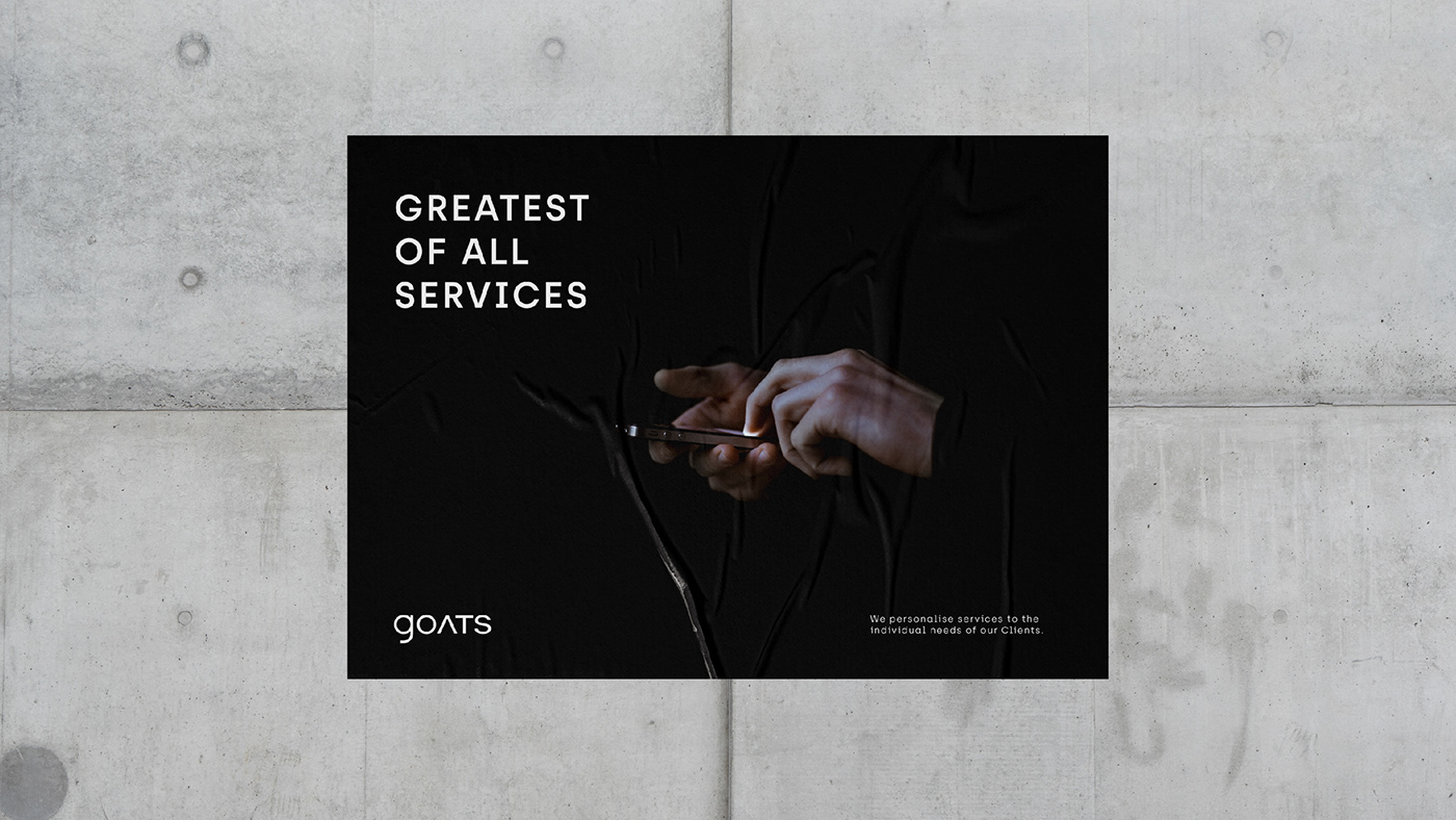 平面设计|G.O.A.T.传播咨询集团品牌形象设计