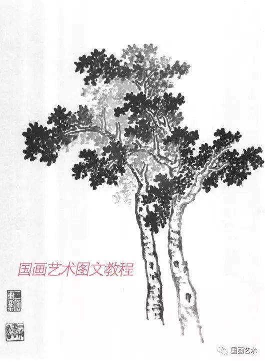 老春山水画基础技法,中国山水画技法教学王岳岗
