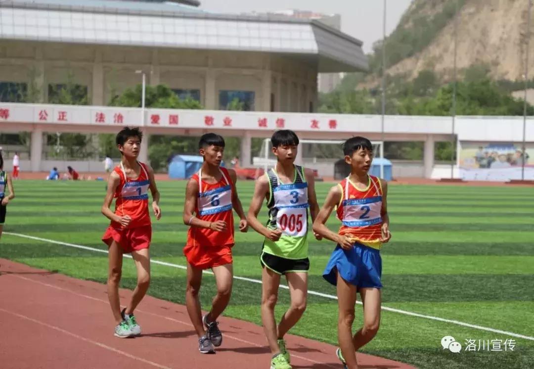 陕西省青少年田径冠军赛顺利完赛,洛川百米冠军