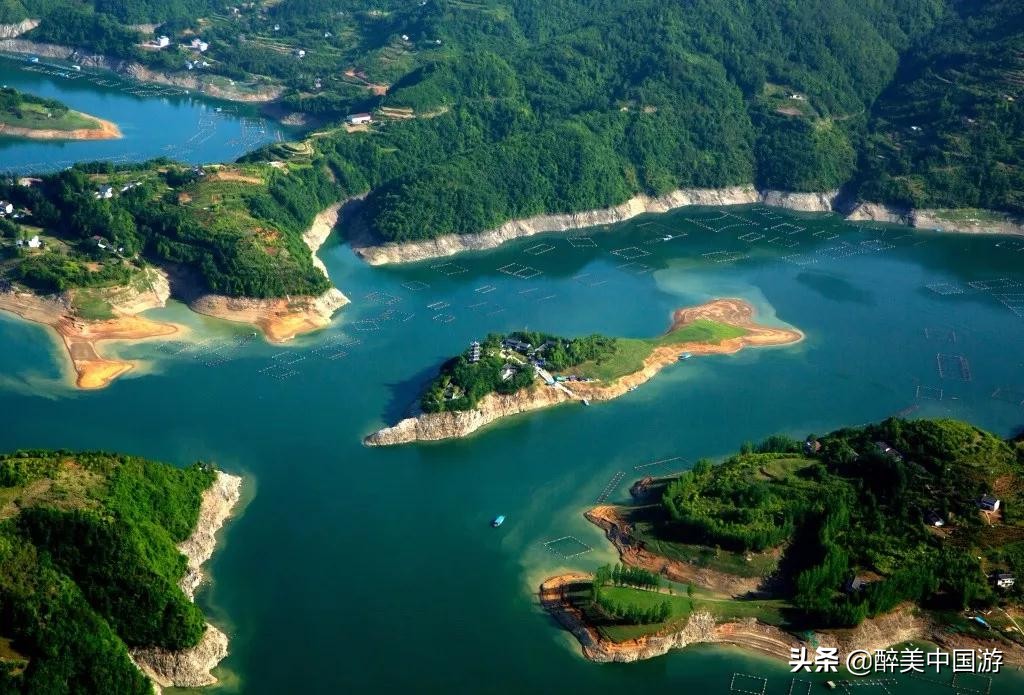 瀛湖风景区秋天,瀛湖岛风景