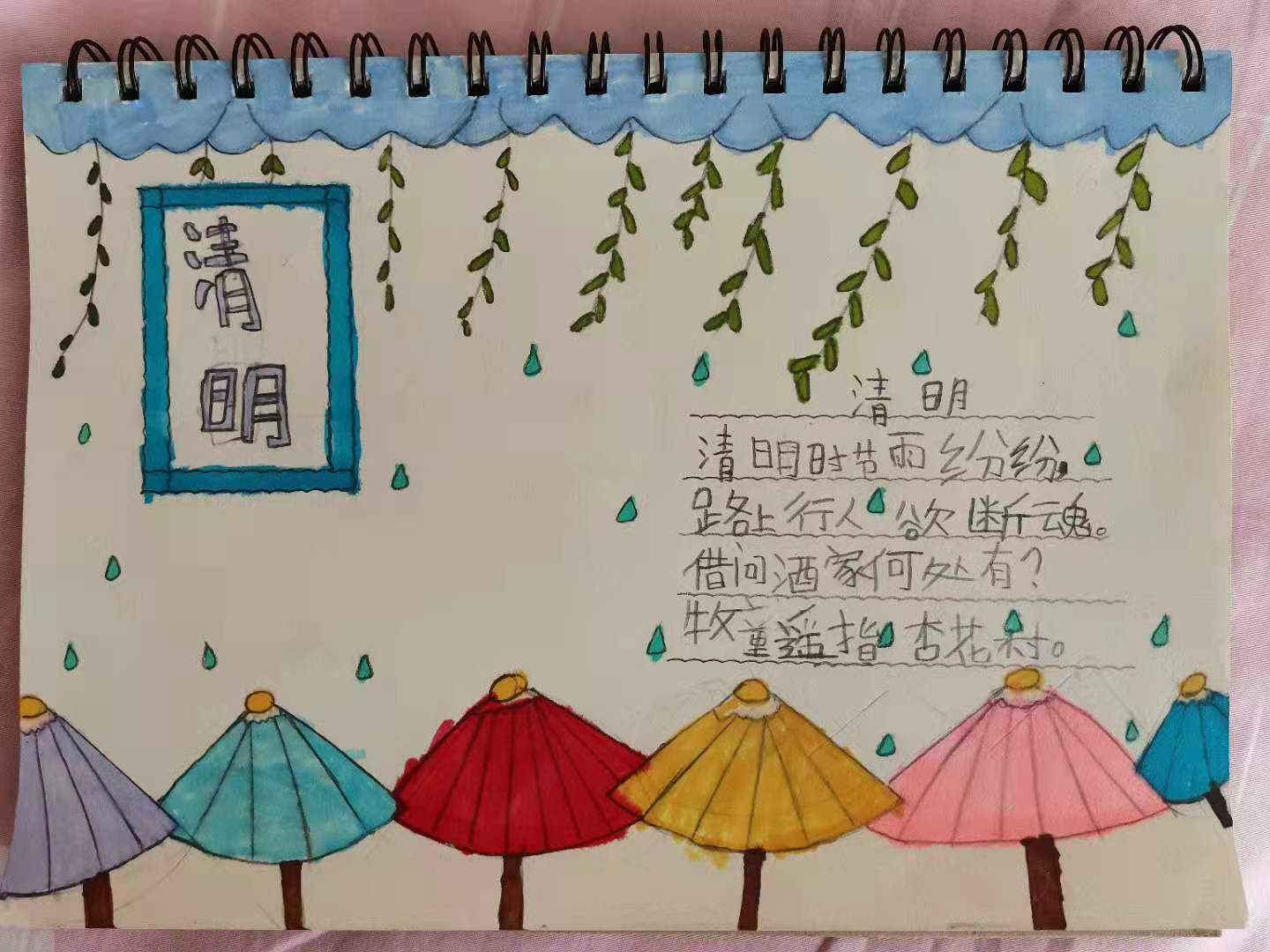 城关中学清明节手抄报,西庄小学清明节手抄报