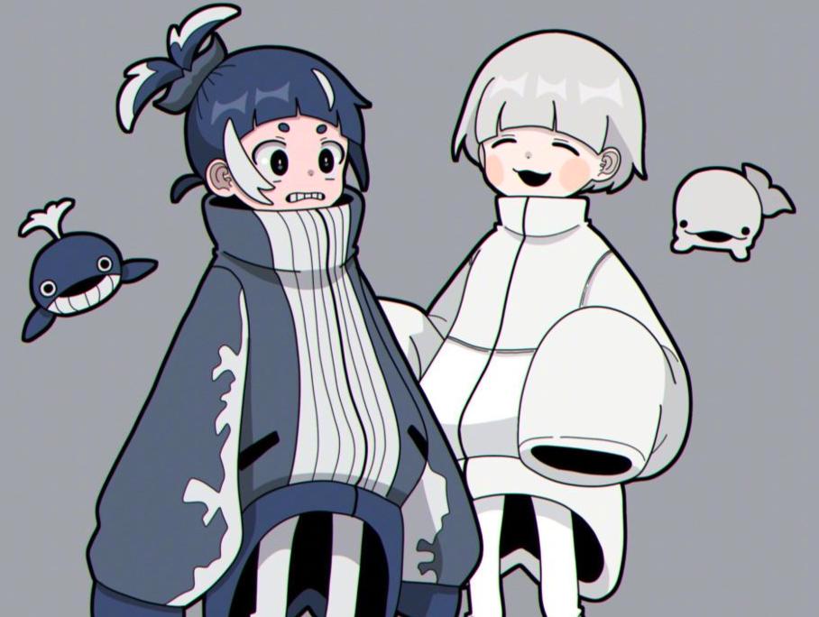 可爱的卡通动物拟人,画风精致的动物拟人化