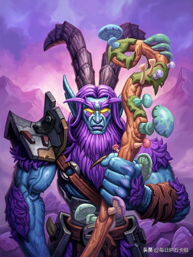 炉石传说跳费德鲁伊教学,炉石传说巨化德