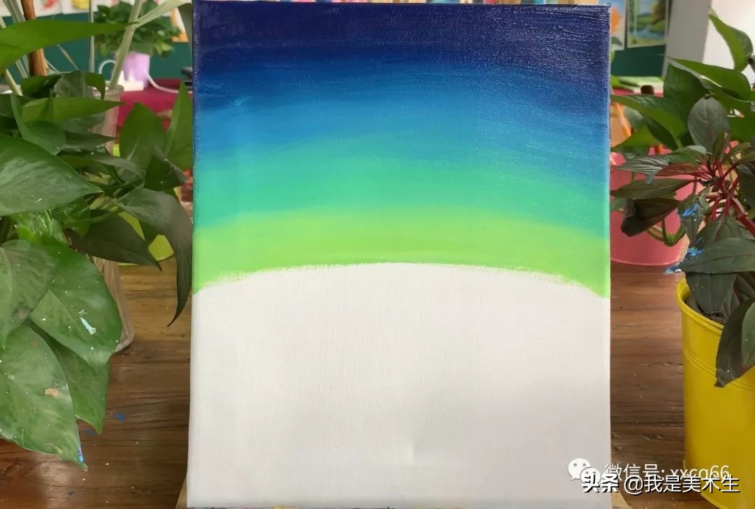 怎么画荡秋千视频儿童,油画天空简单画法