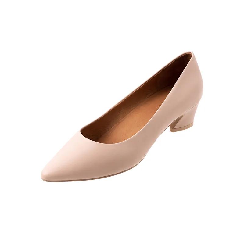 方头法式赫本风女单鞋粗跟,赫本风复古粗跟单鞋显脚瘦