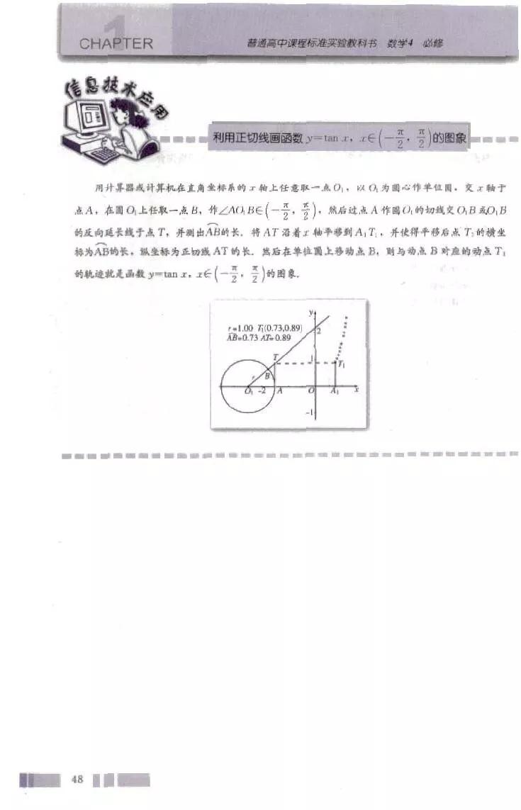 高中数学必修四人教b版电子版,高中数学必修四课本