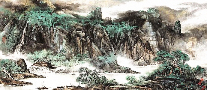 郜宗远水墨山水画作品欣赏,郜宗远作品价格