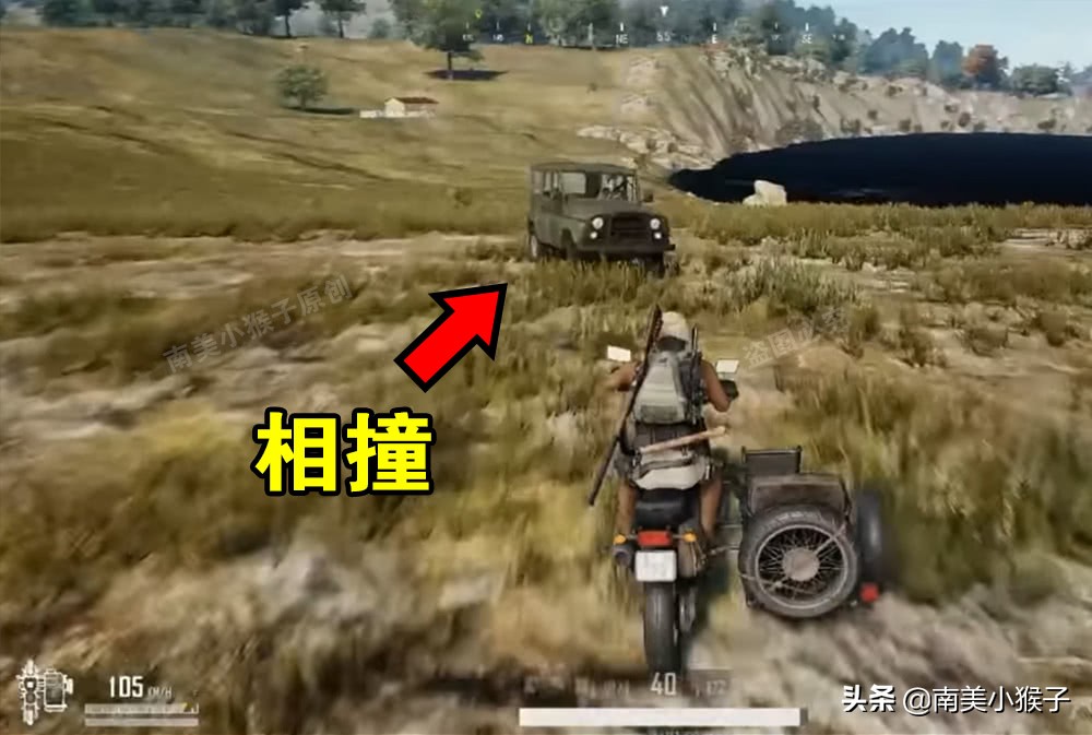 绝地求生飞天摩托带c4炸弹超燃,绝地求生摩托车飞跃沙漠视频