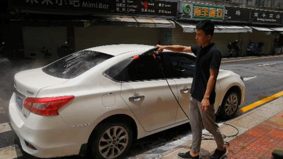 汽修店洗车机测评,洗车机开机测评