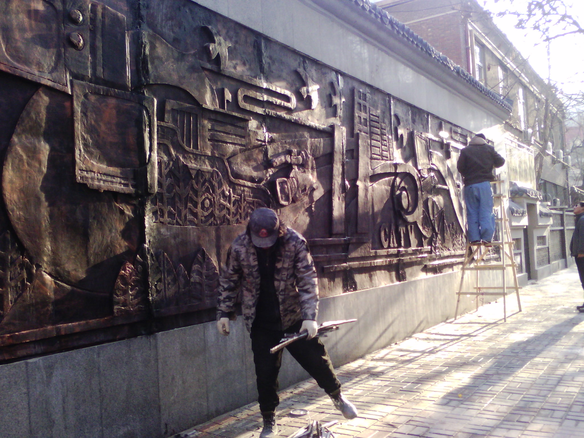 玻璃钢仿铜浮雕怎么制作,玻璃钢浮雕厂浮雕制作过程