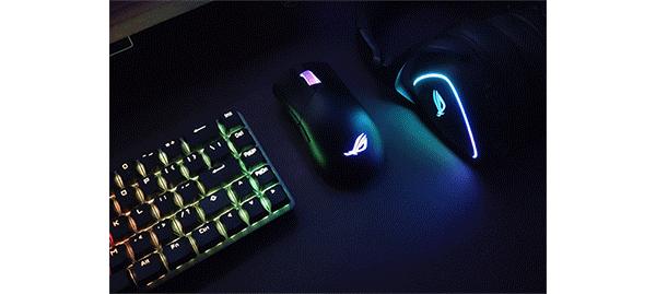 游戏宅的电脑桌面,游戏头戴式耳机rog棱镜s