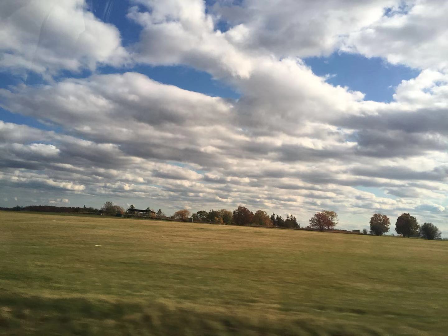 深秋加拿大摄影,深秋的天空特别美