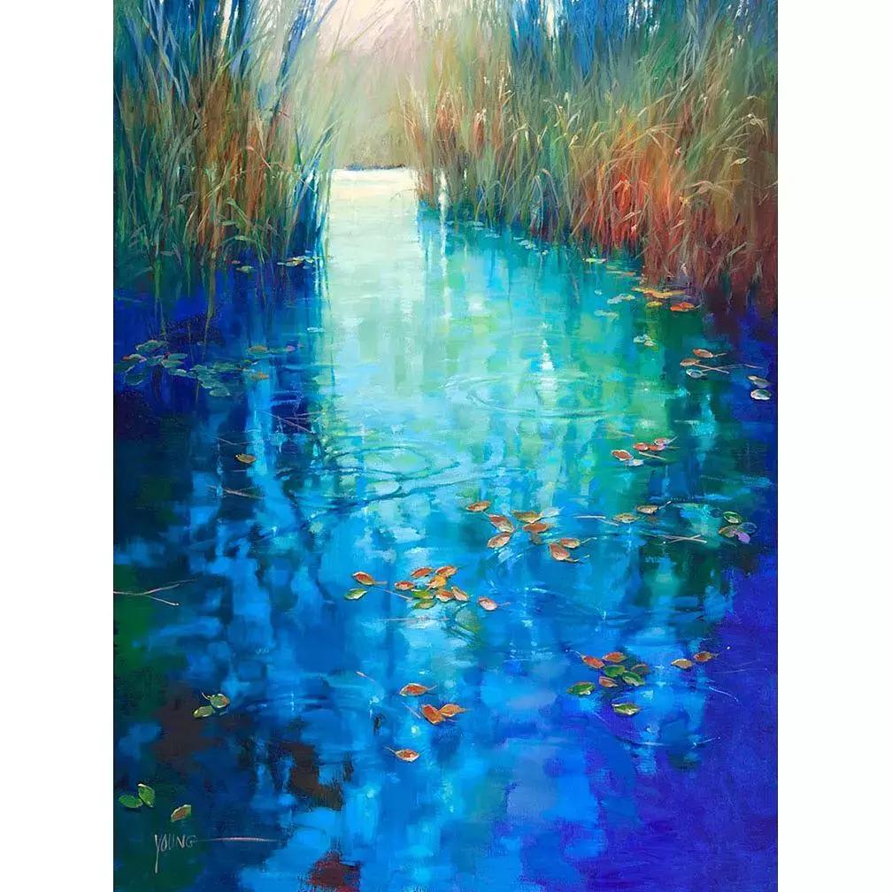 三个画家笔下的雪景,三位油画家的风景画