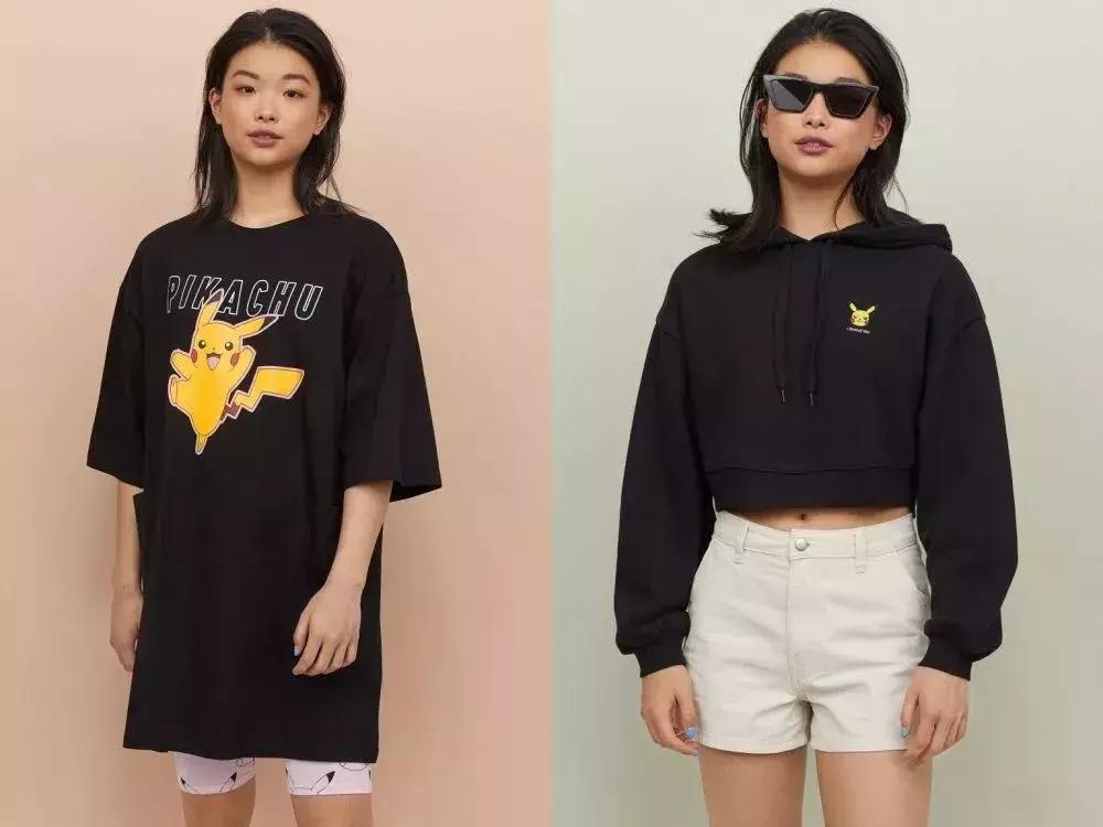 灰色皮卡丘联名款,皮卡丘联名简单又漂亮