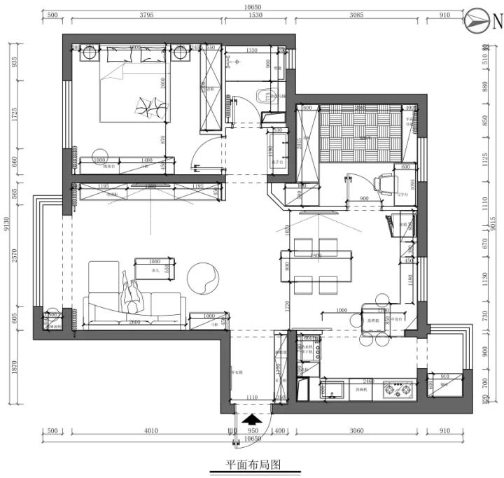 餐厅预留电视,终于实现了边做饭边追剧的愿望