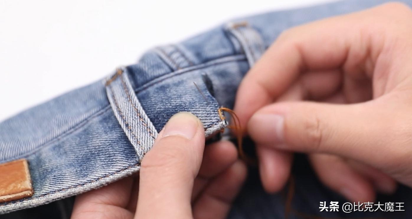 牛仔裤裤腰太大怎么剪掉小妙招,牛仔裤腰太小怎么换裤腰