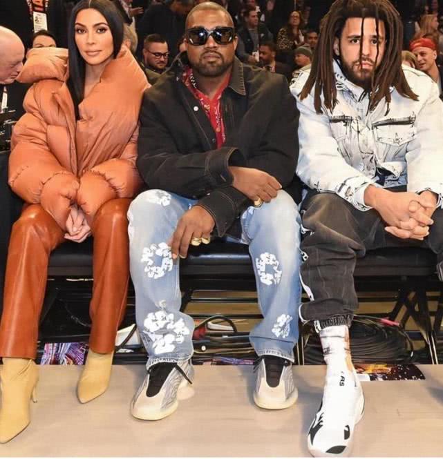 卡戴珊坎爷观看全明星,金卡戴珊nba现场