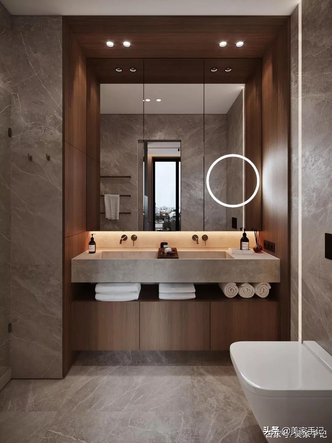 洗漱台布局风格推荐,洗漱台简约风格