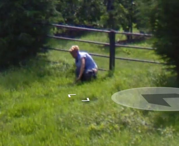 谷歌地图发现绿色面具男,谷歌地图拍到奇怪照片