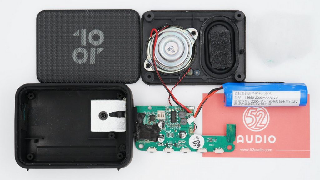 马歇尔EMBERTON蓝牙音箱拆解,便携ai蓝牙音箱拆解