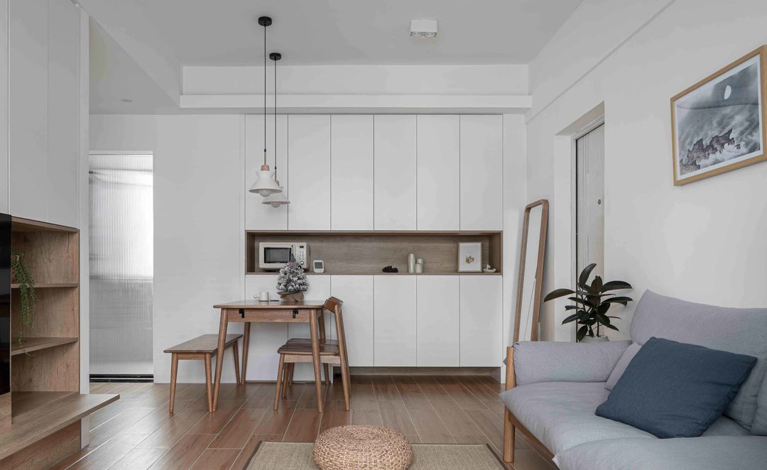 90后夫妻64㎡新房，极简装修，却布置得精致高级！太有品位了