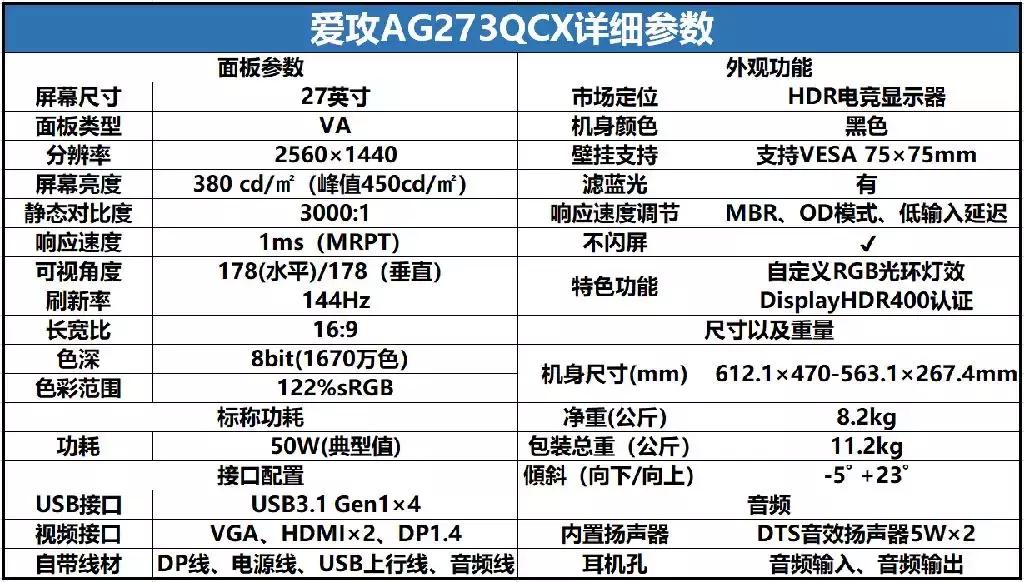 aocag273qcx显示器为什么这么贵,aoc爱攻g273评测